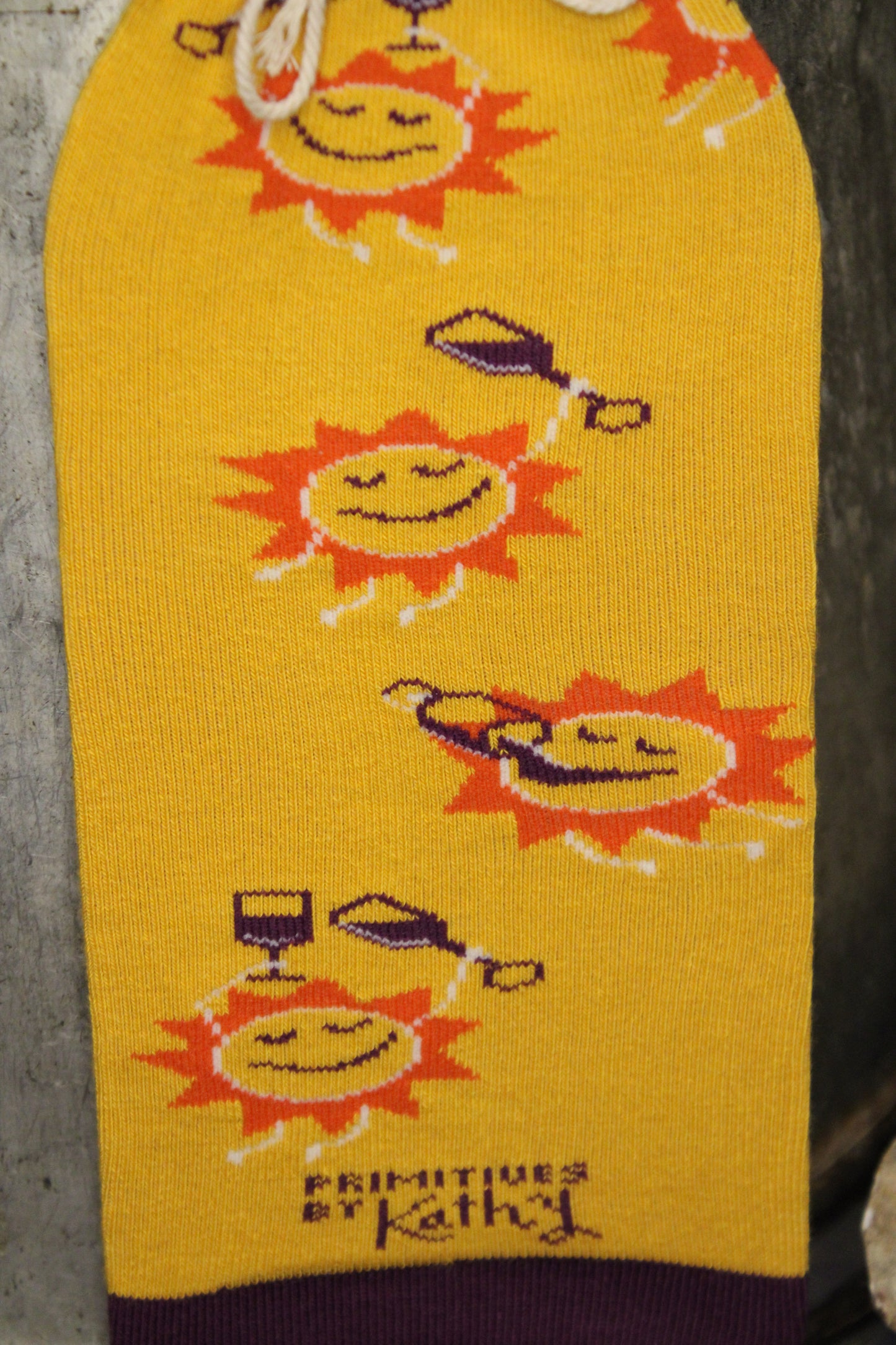 Feeling Fine Wine Sock