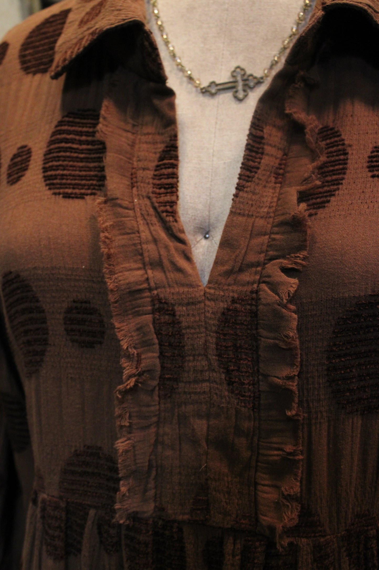 Dot to Dot Chocolate Dress