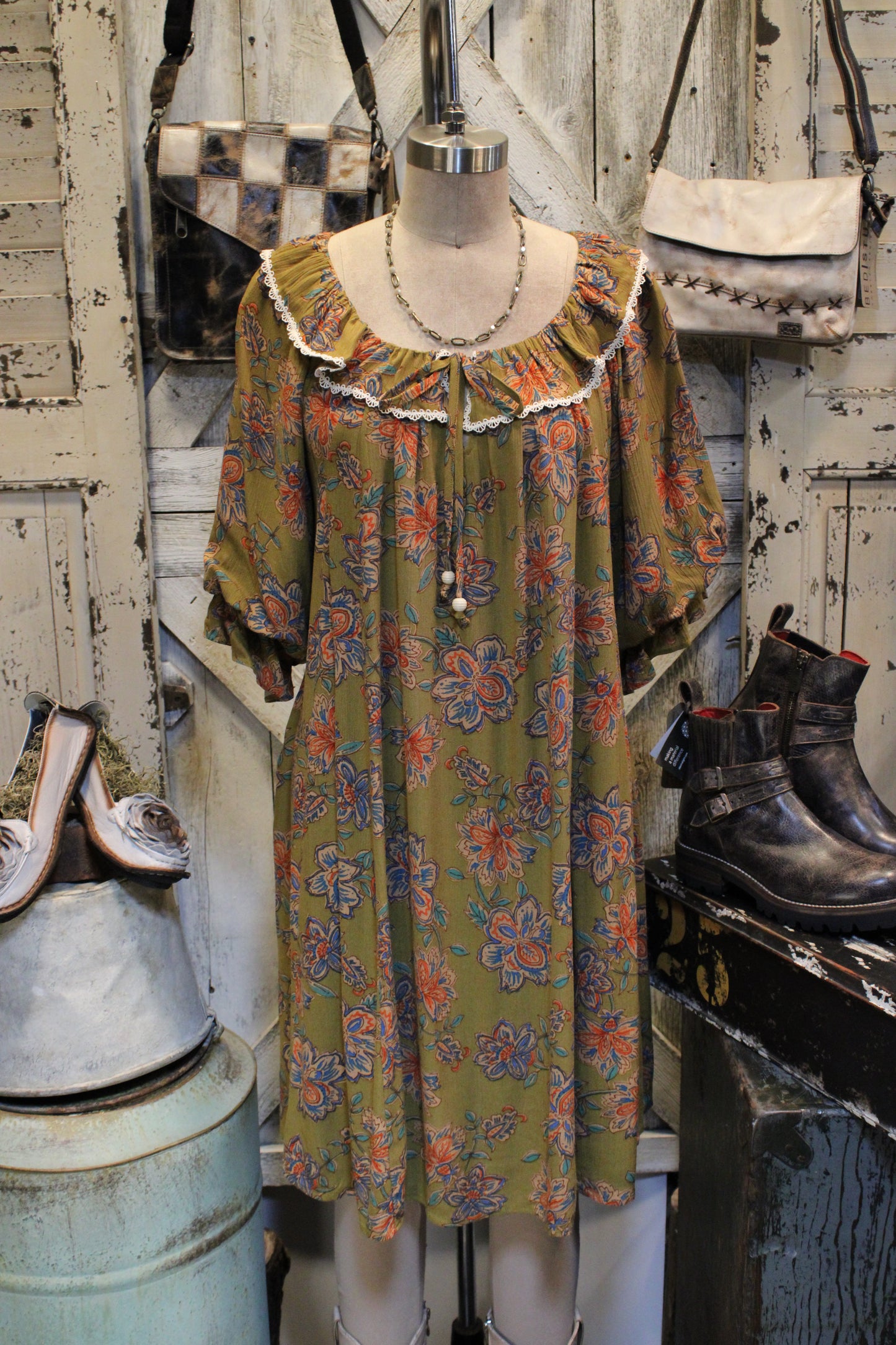 Olive Martini Dress
