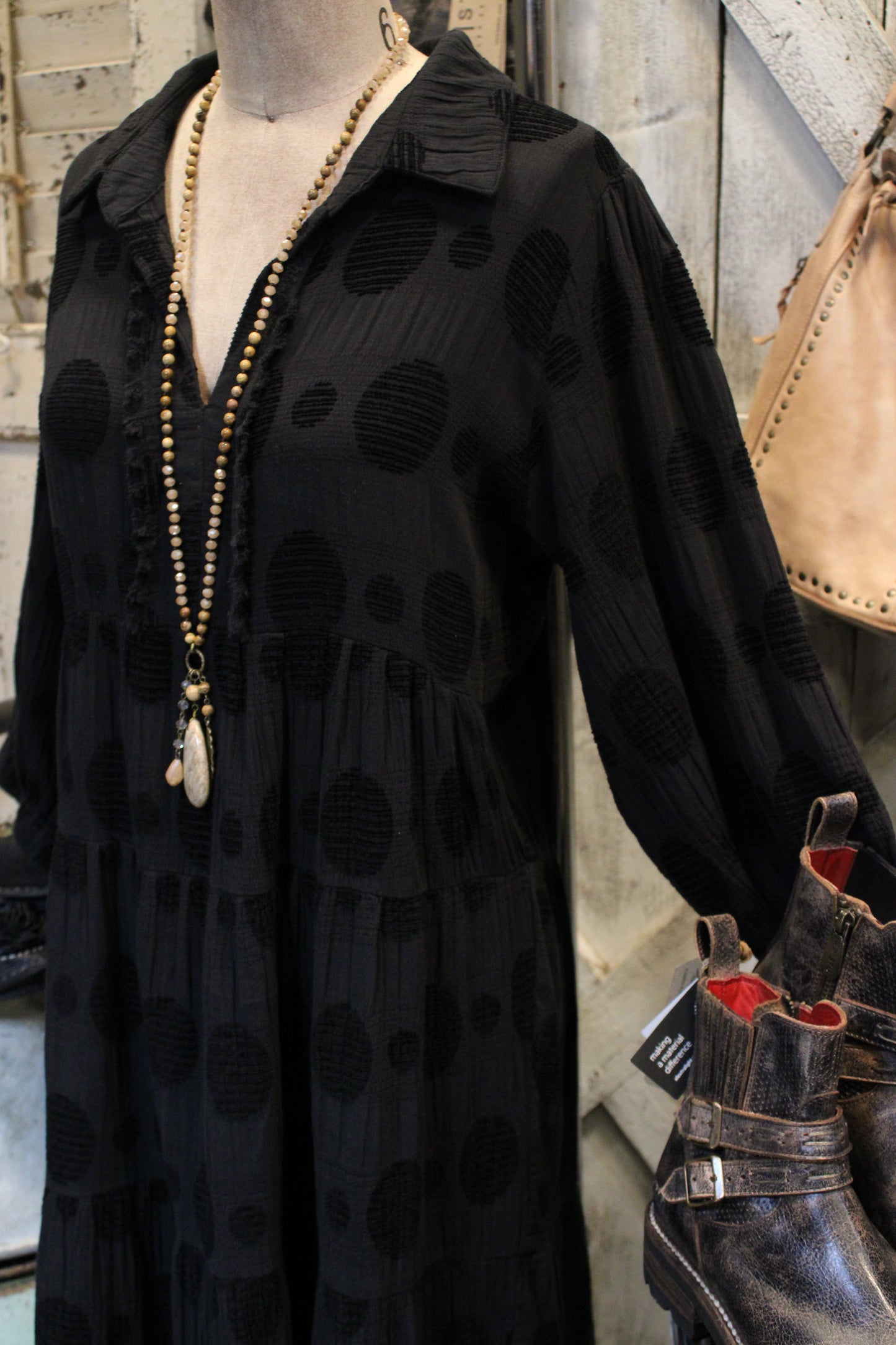 Dot to Dot Midnight Dress