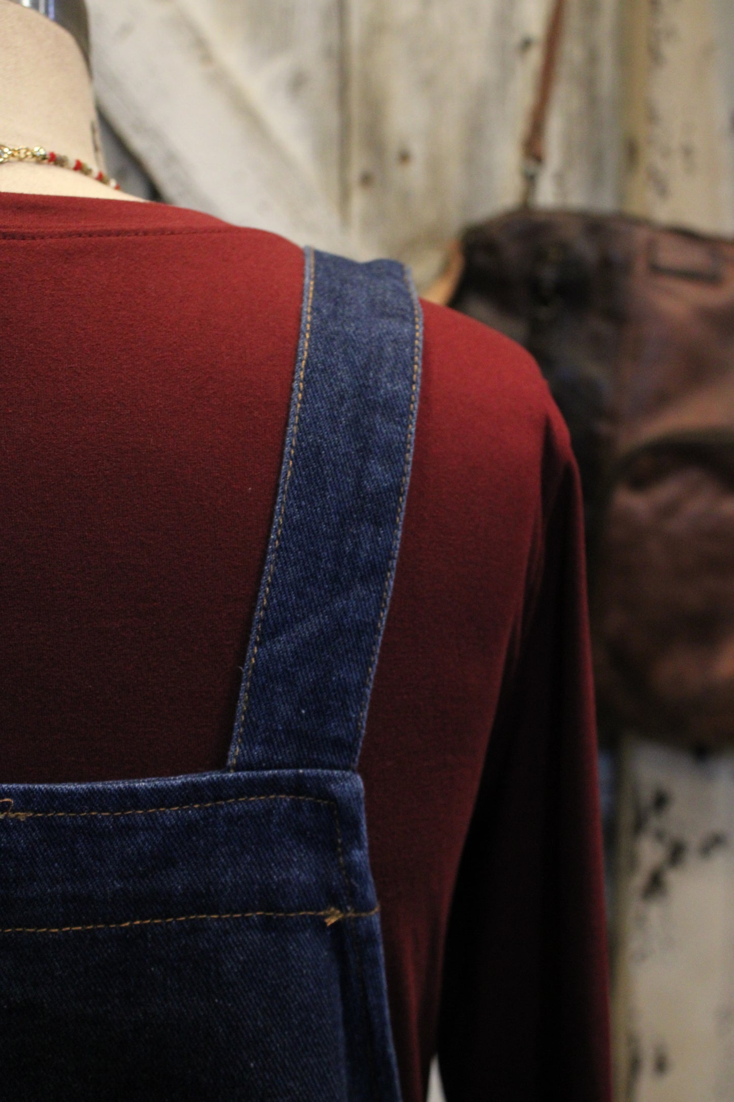 Prairie Patch Overalls Dress
