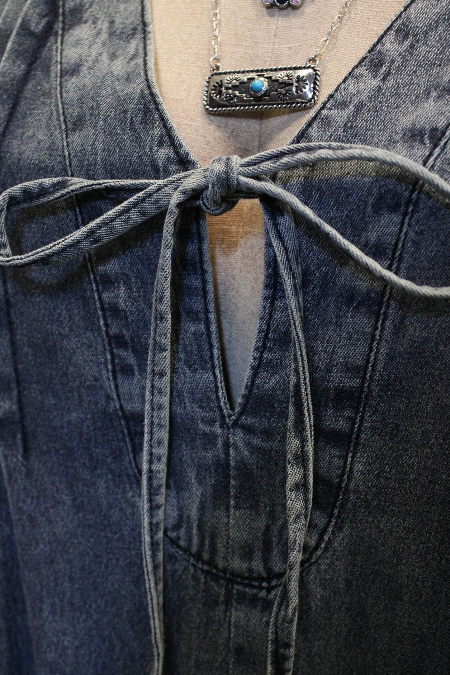 Denim Darling Romper