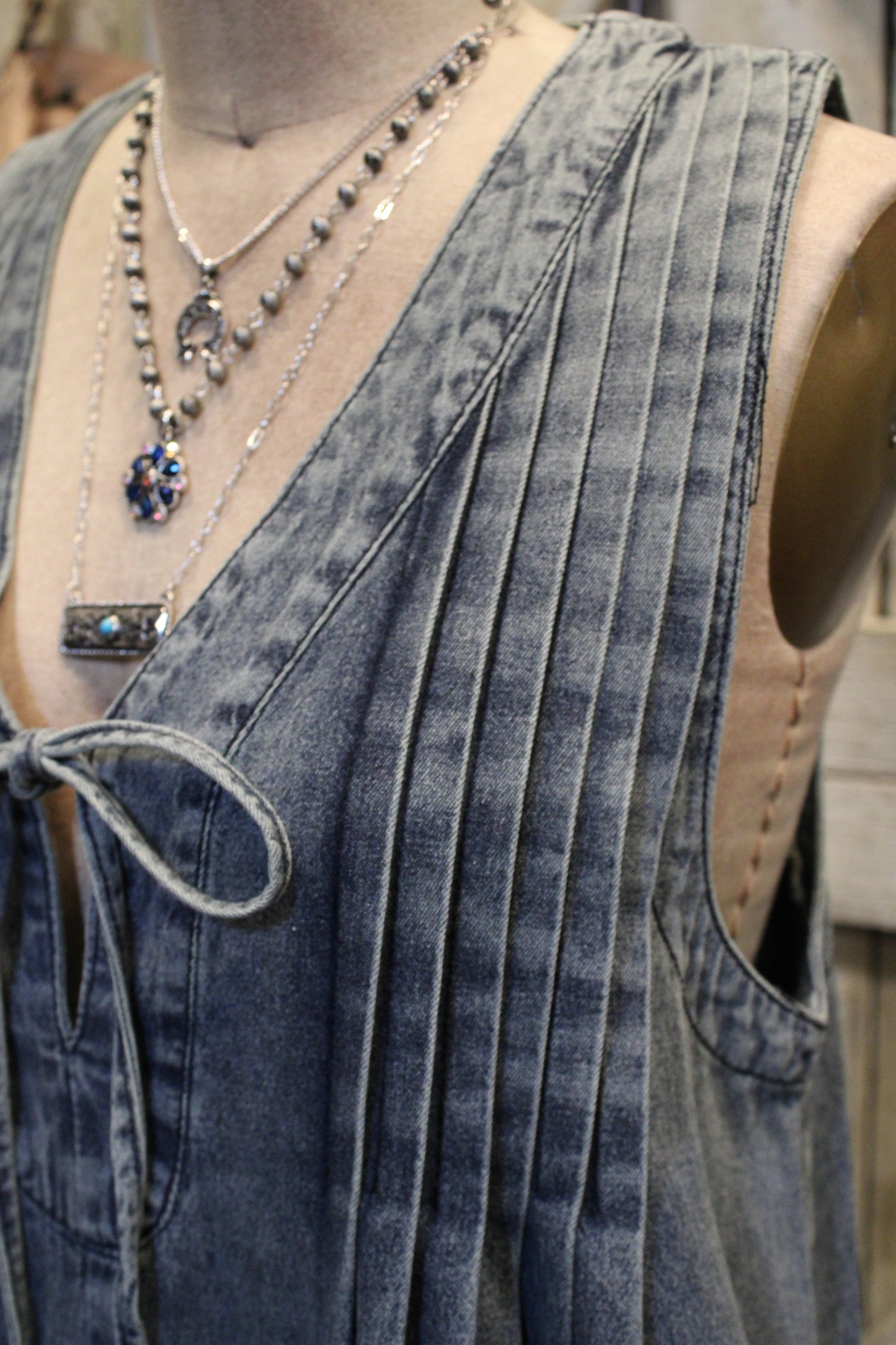 Denim Darling Romper