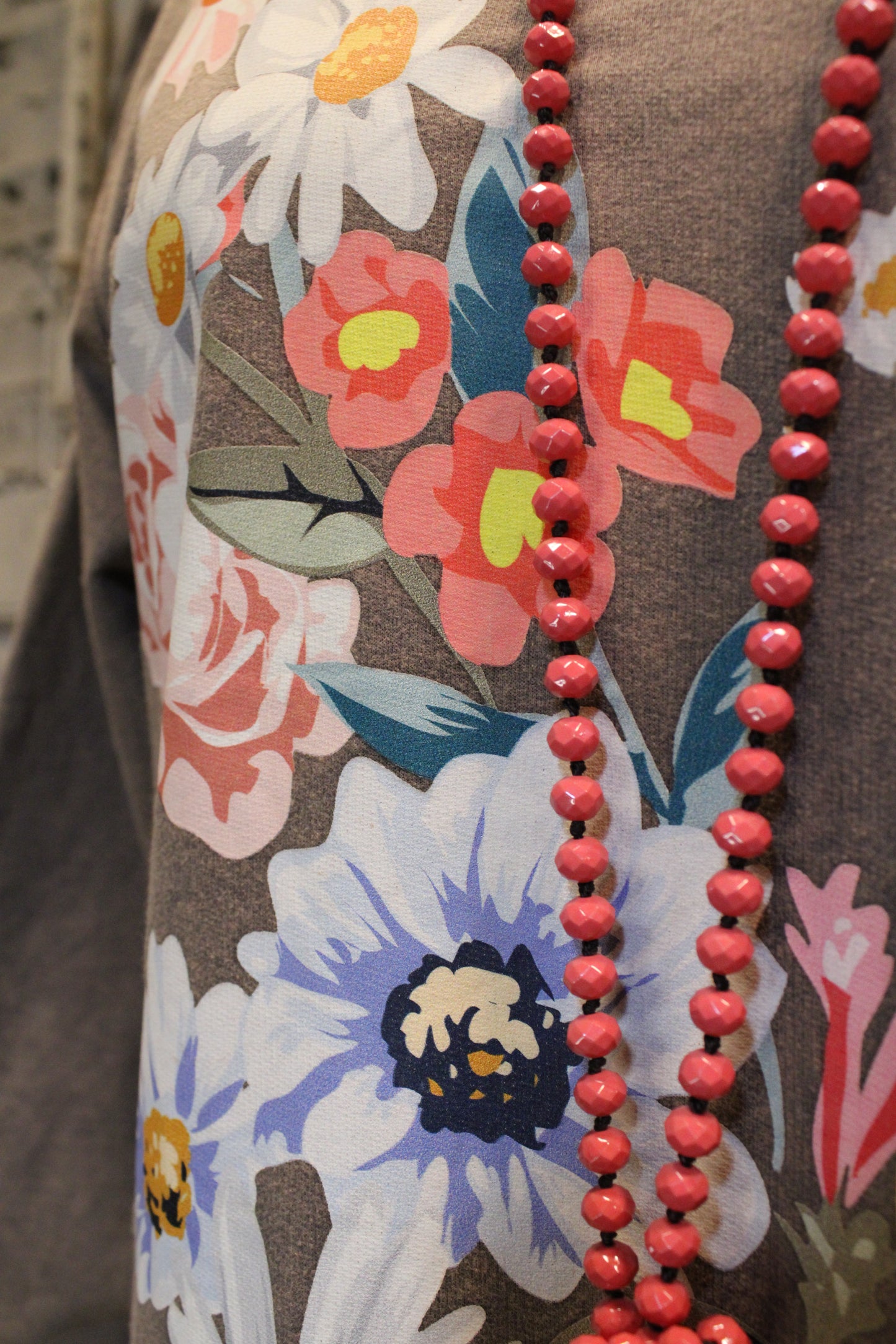Vintage Rose Hoodie Dress