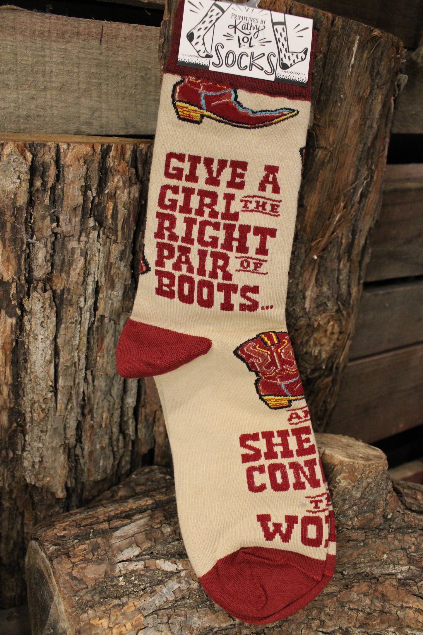 Give A Girl The Right Pair Of Boots Socks
