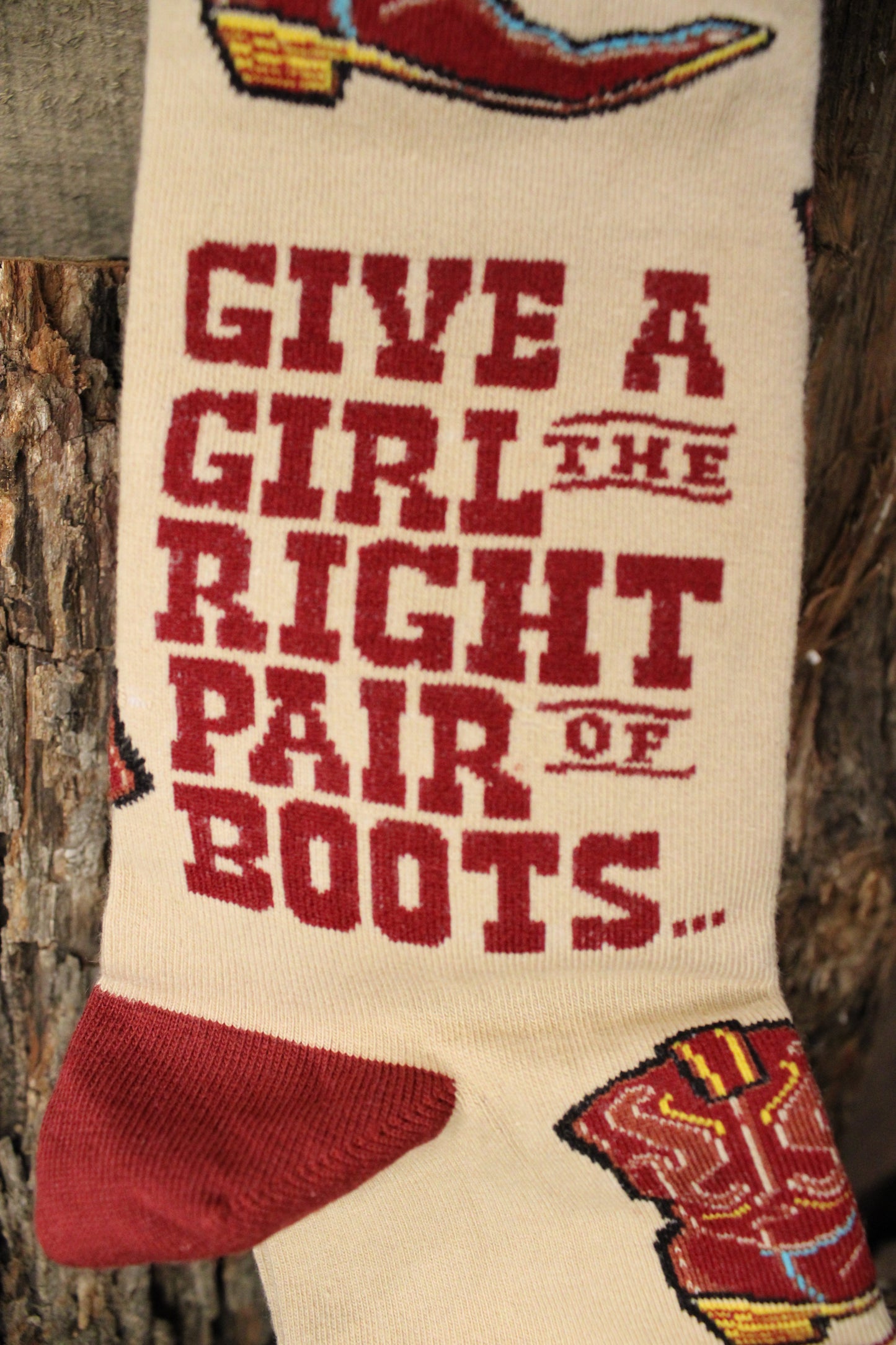 Give A Girl The Right Pair Of Boots Socks