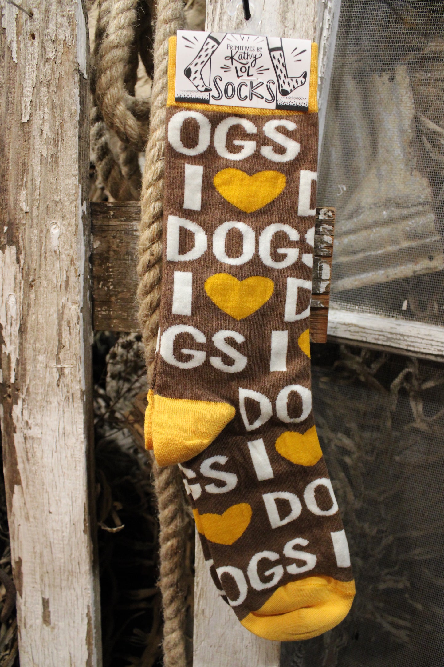 I Love Dogs Socks