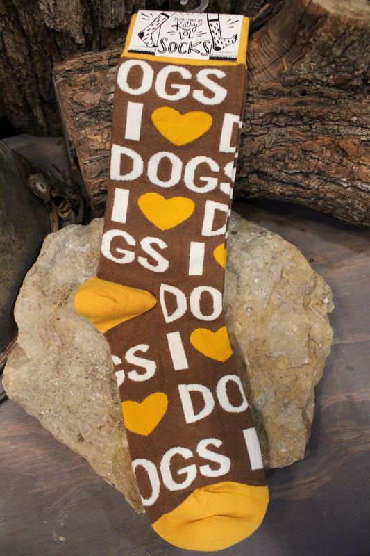 I Love Dogs Socks