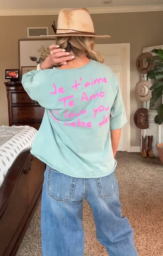 Love Is All You Need Cotton Top
