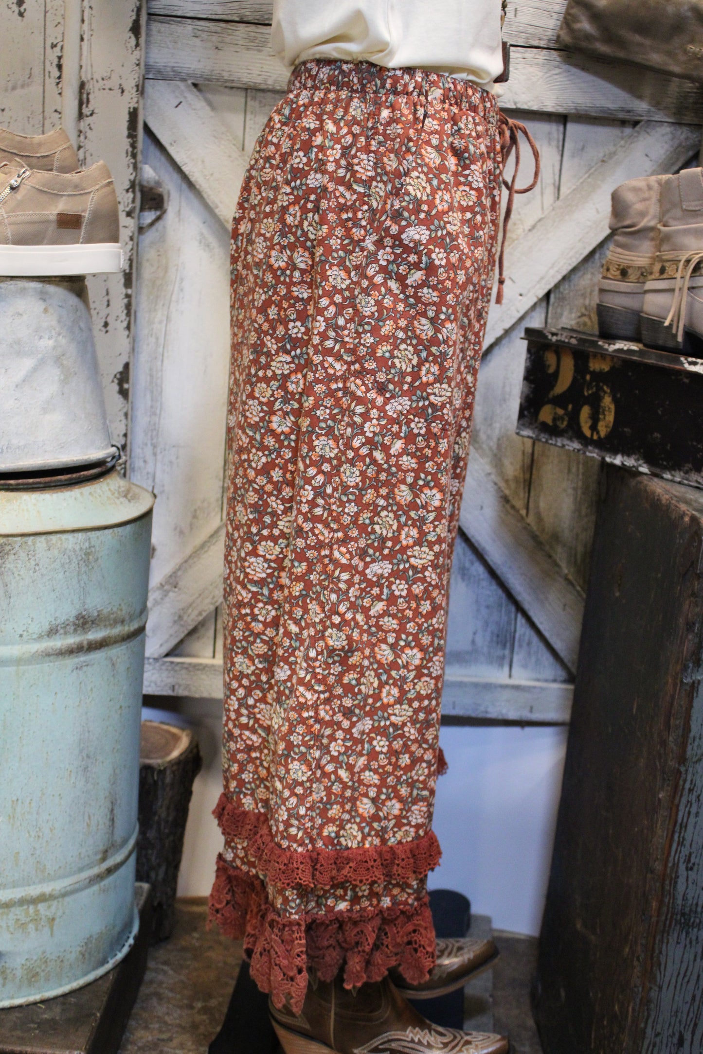 Autumn Blossom Pants