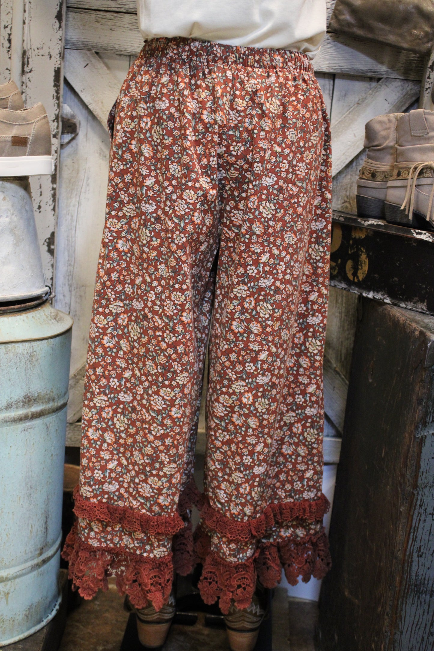 Autumn Blossom Pants