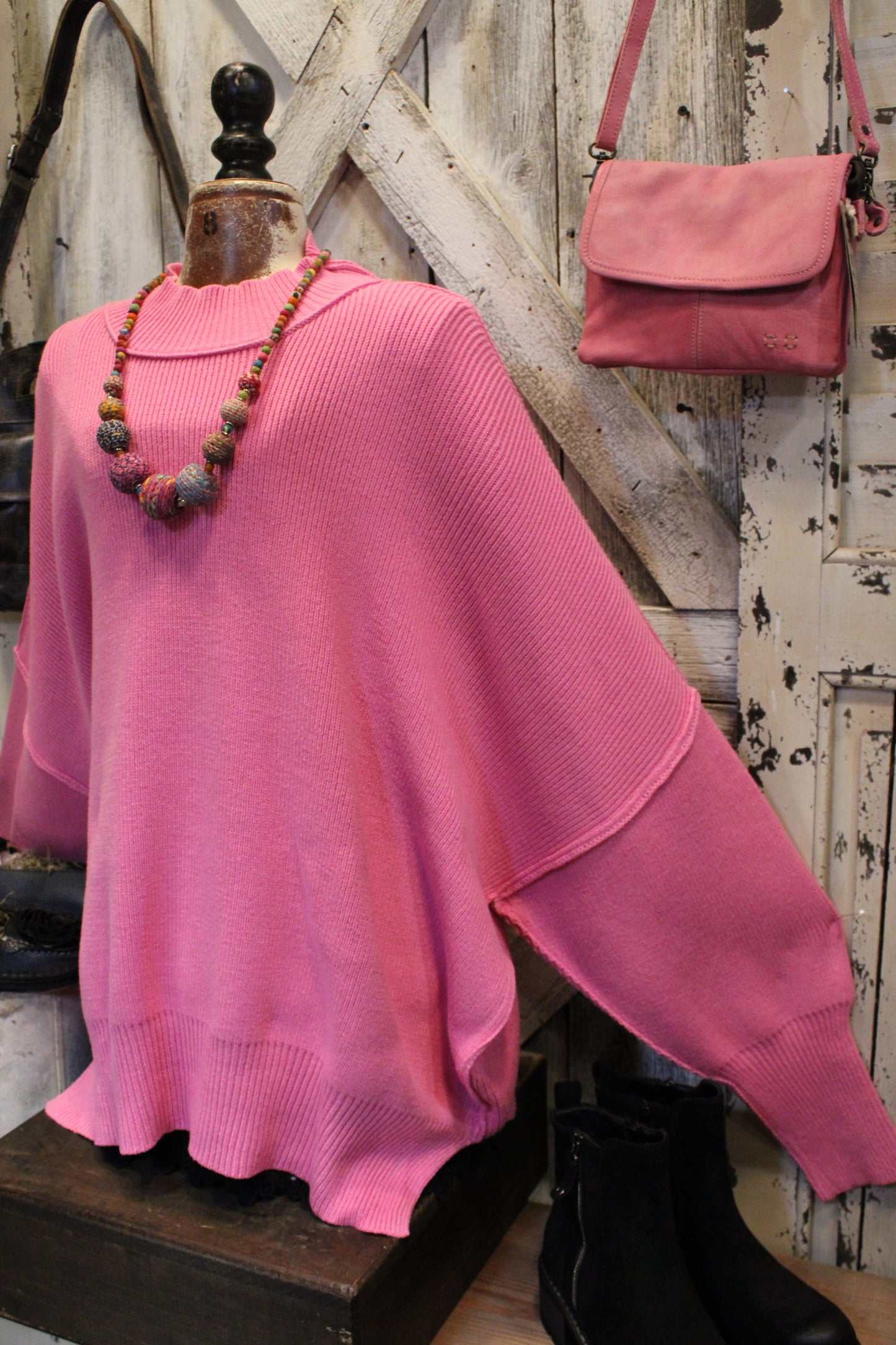 Pop Of Candy Pink Sweater