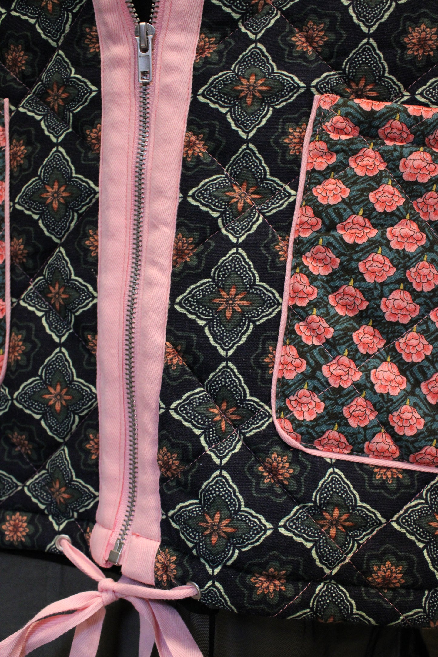 Rosy Outlook Quilted Jacket