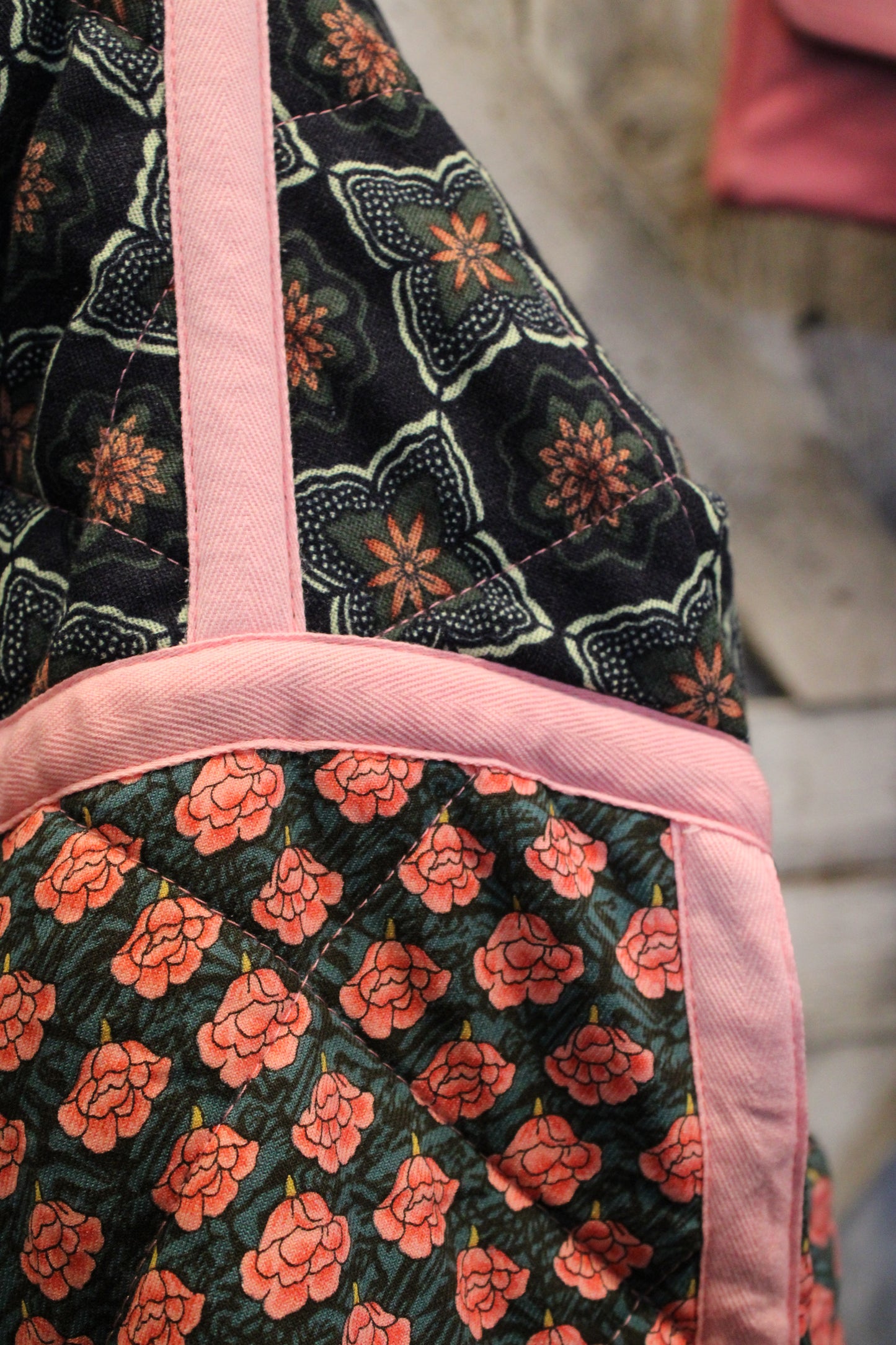 Rosy Outlook Quilted Jacket