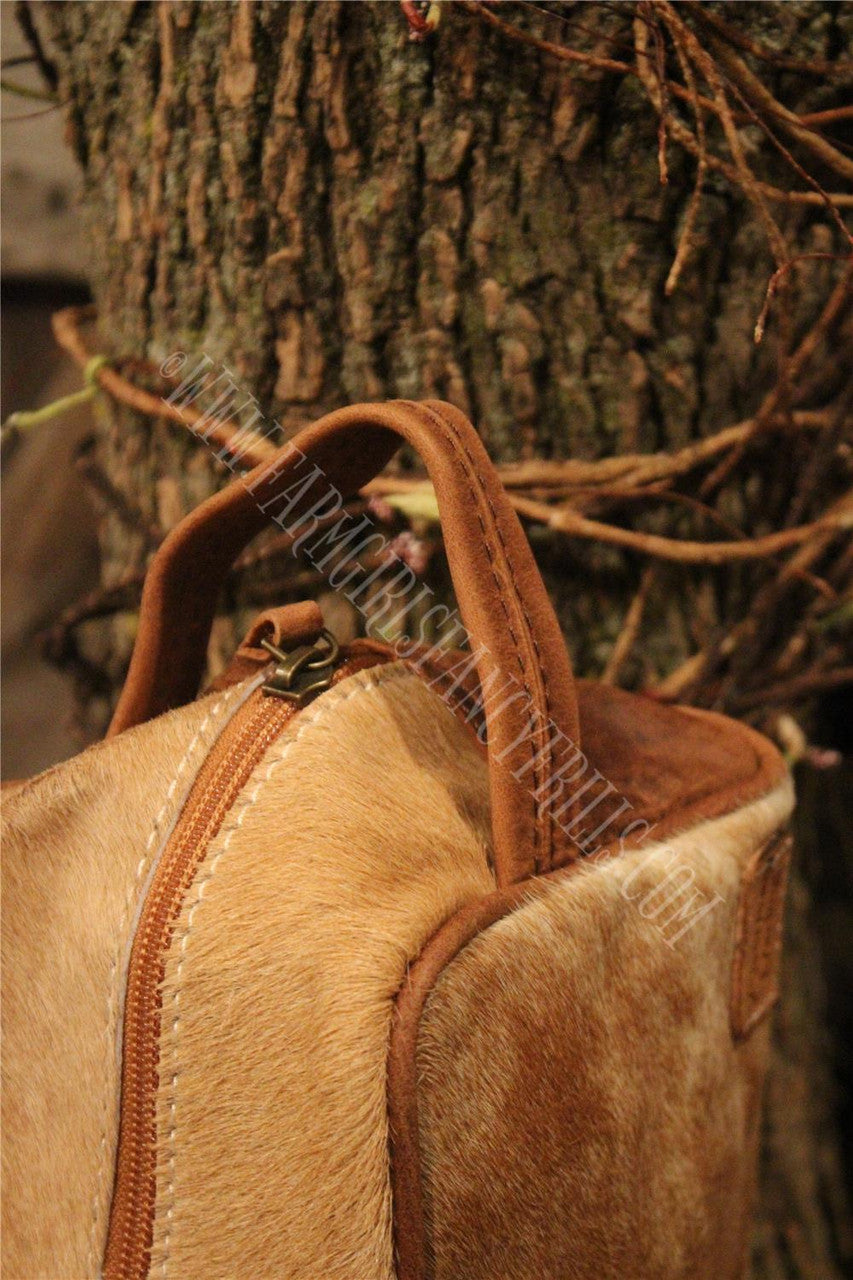 Hide Cosmetic Bag, Farm Girls Fancy Frills