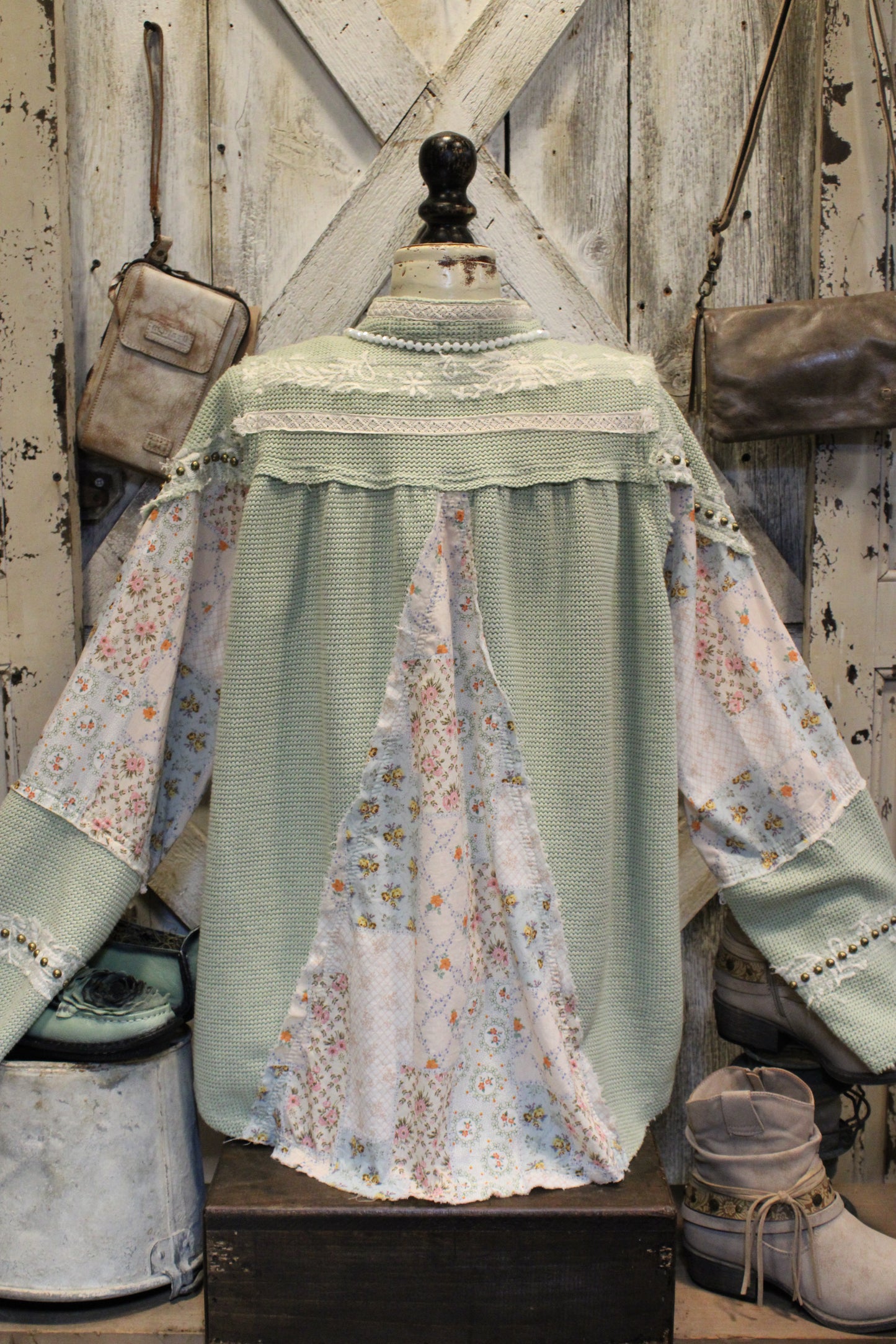 Studded Floral Fun Blouse
