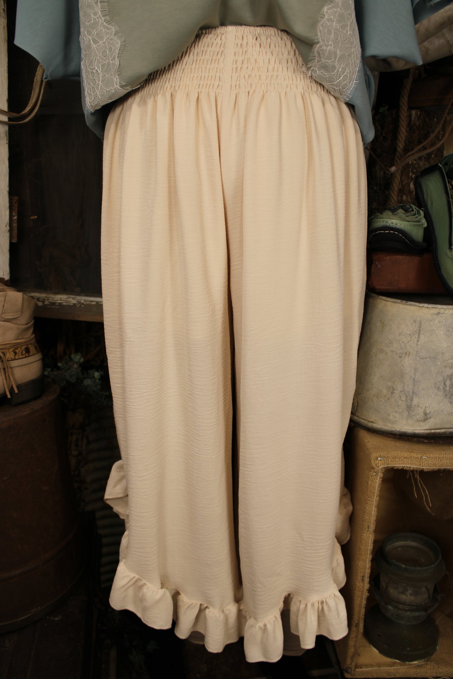 Cloverfield Cream Bloomer Pants