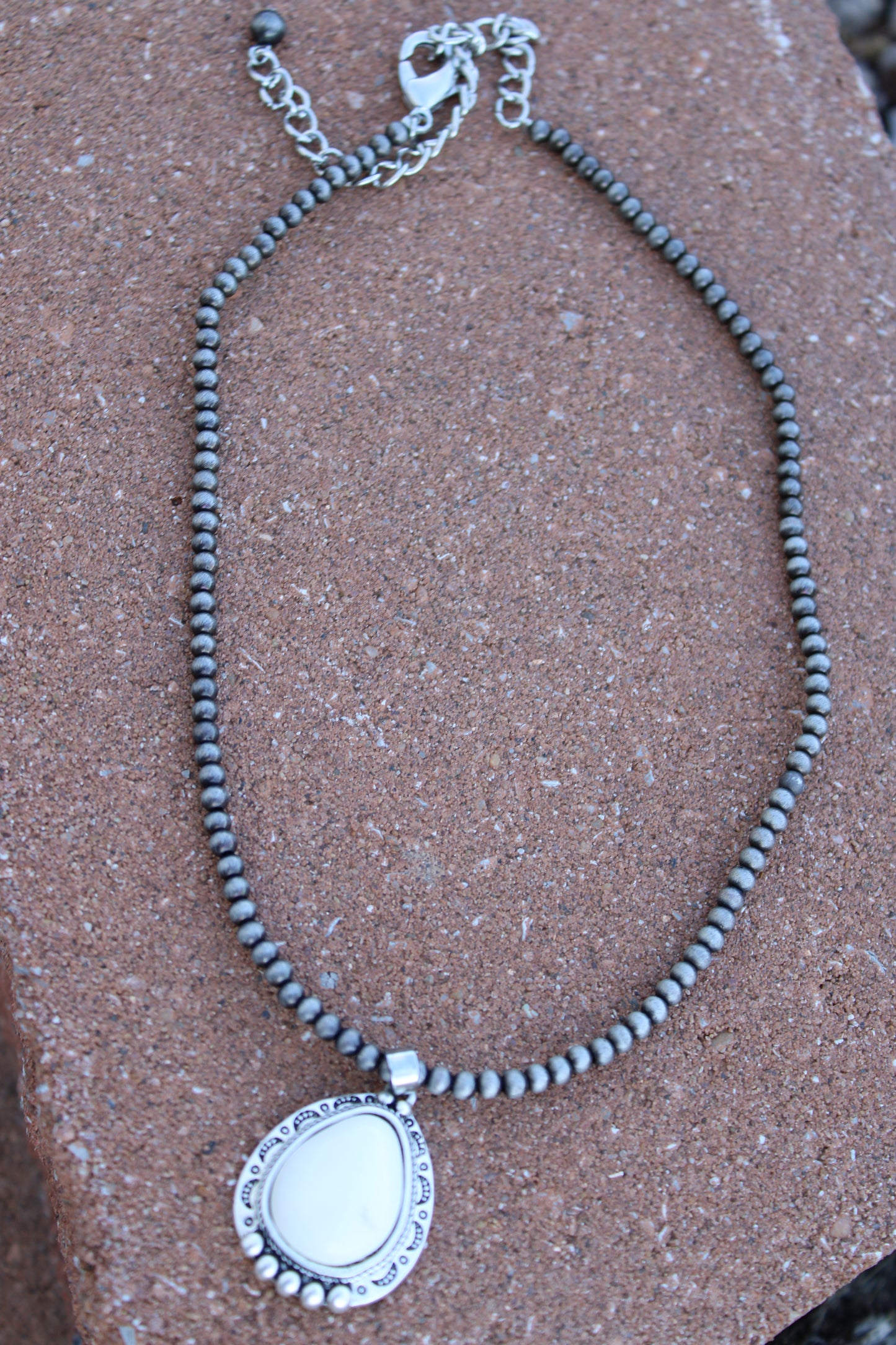 Silver Eclipse Necklace