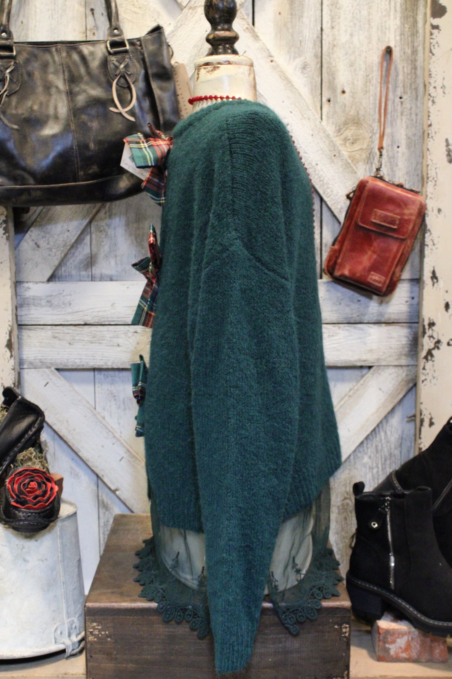 Evergreen Bows Sweater