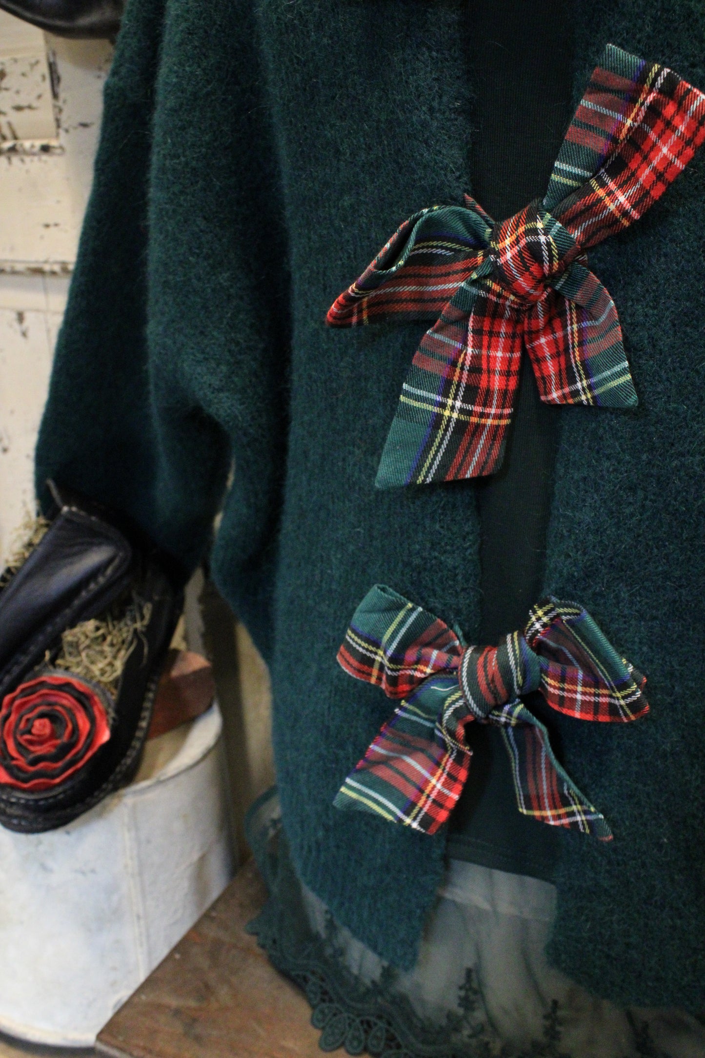 Evergreen Bows Sweater