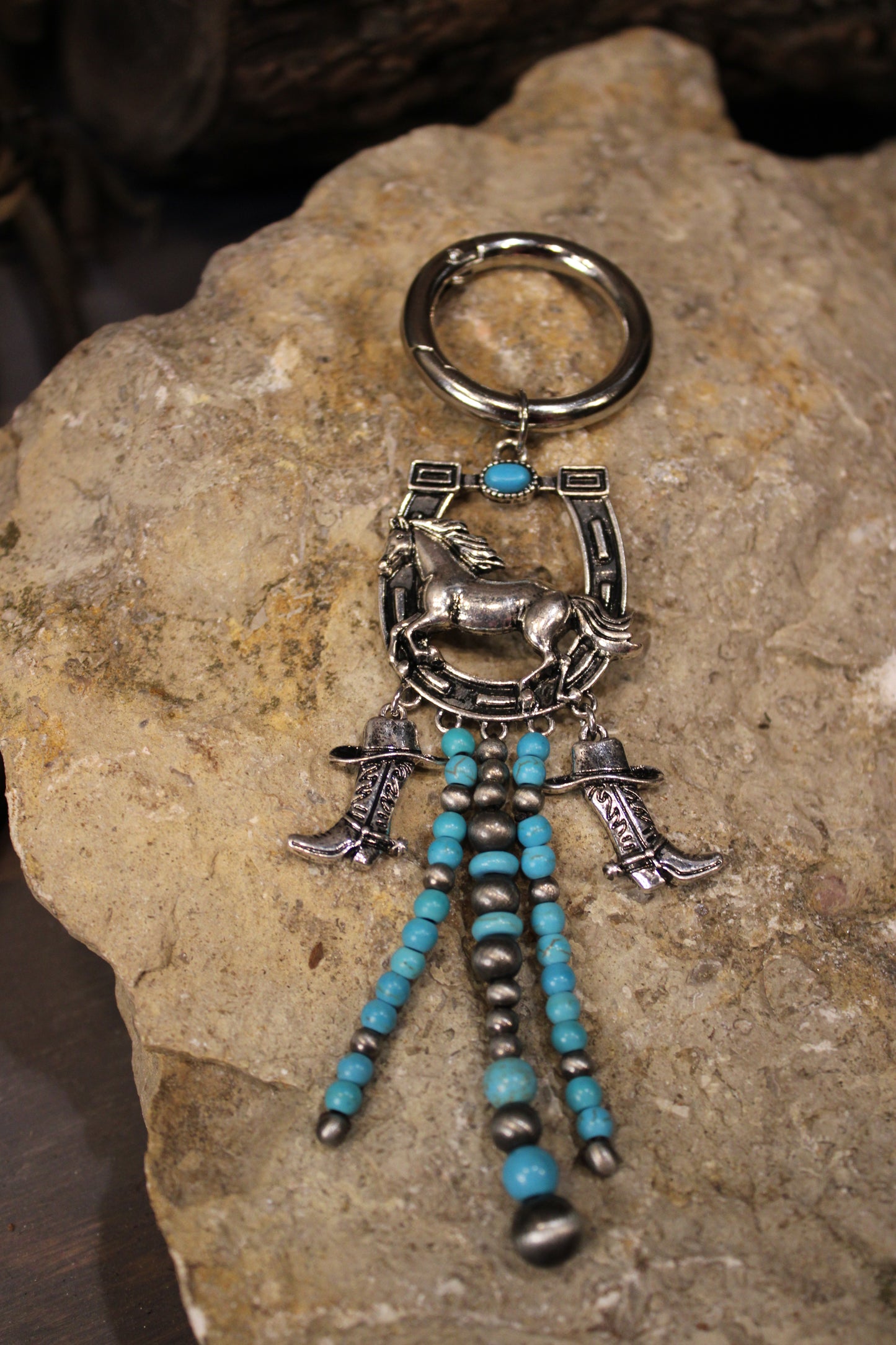 Kick Up Your Boots Keychain