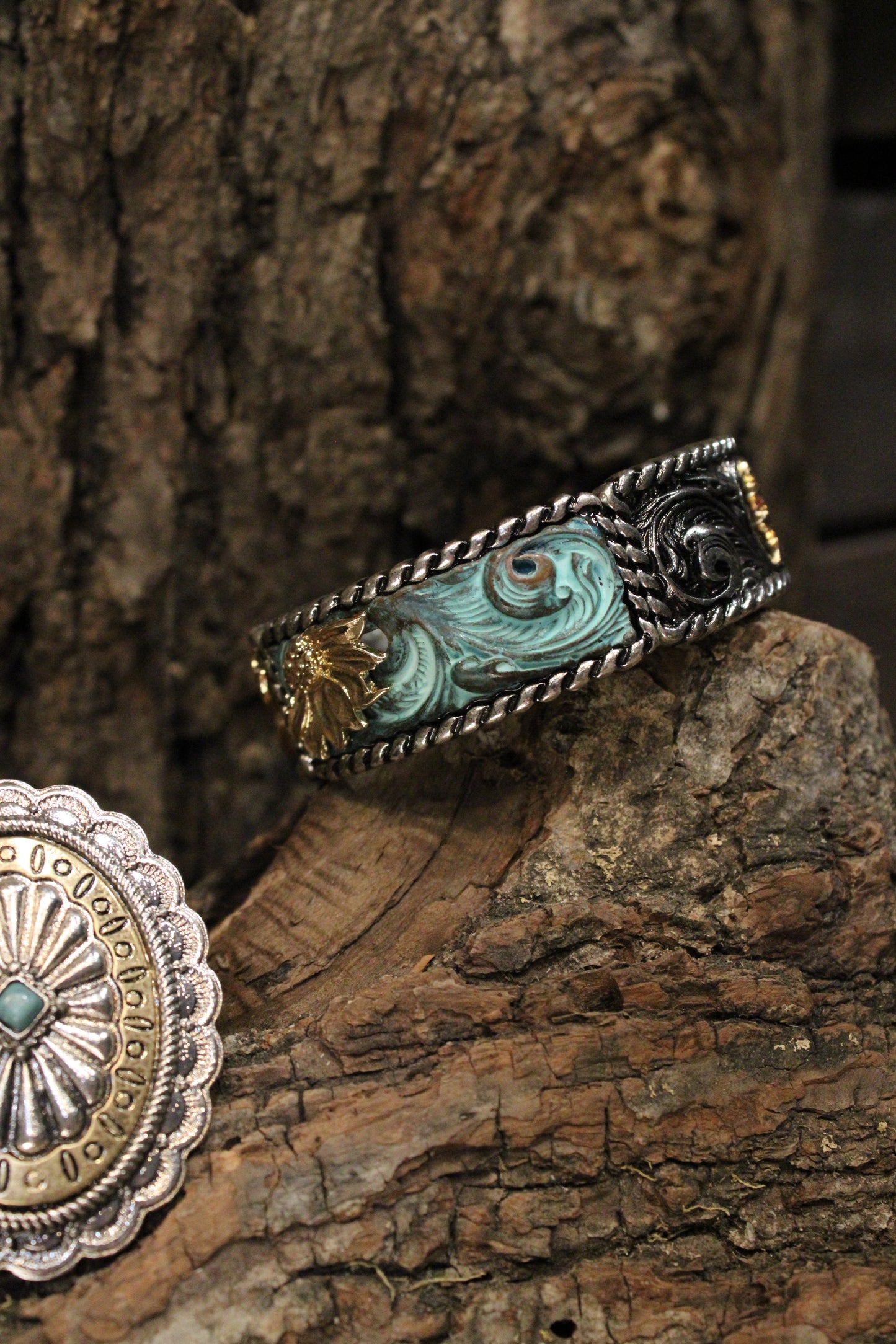 Sunflowers And Waves Bracelet