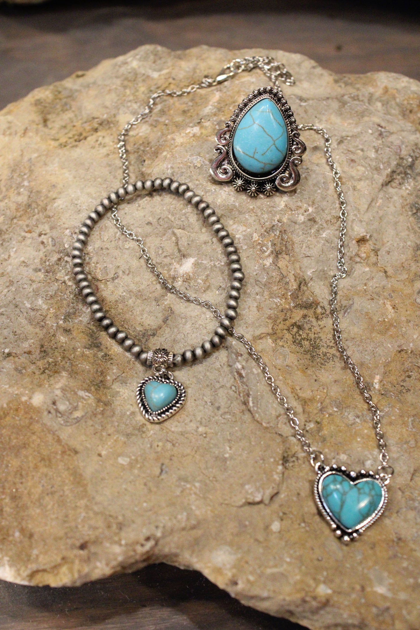 Turquoise Heart Necklace