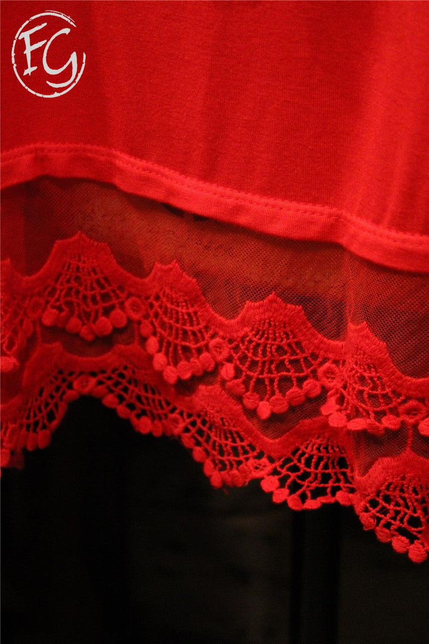 women's extender, basic, farm girls fancy frills
