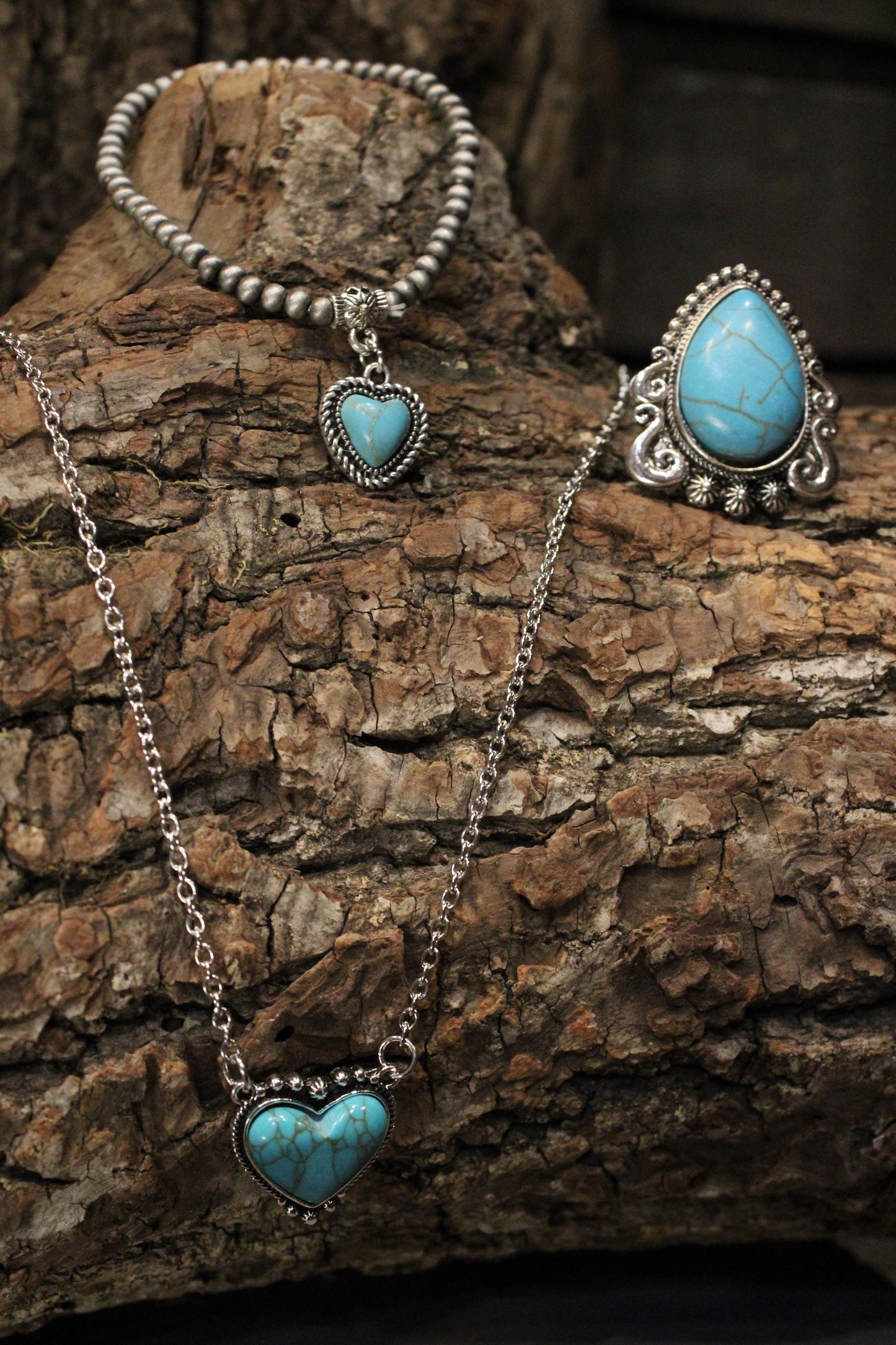 Turquoise Heart Necklace
