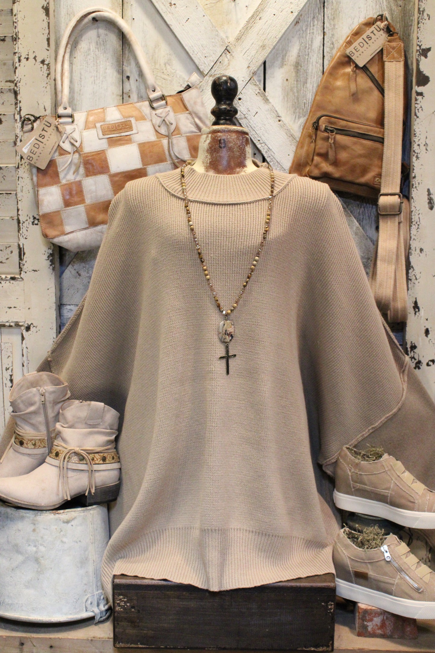 Pop Of Light Mocha Sweater