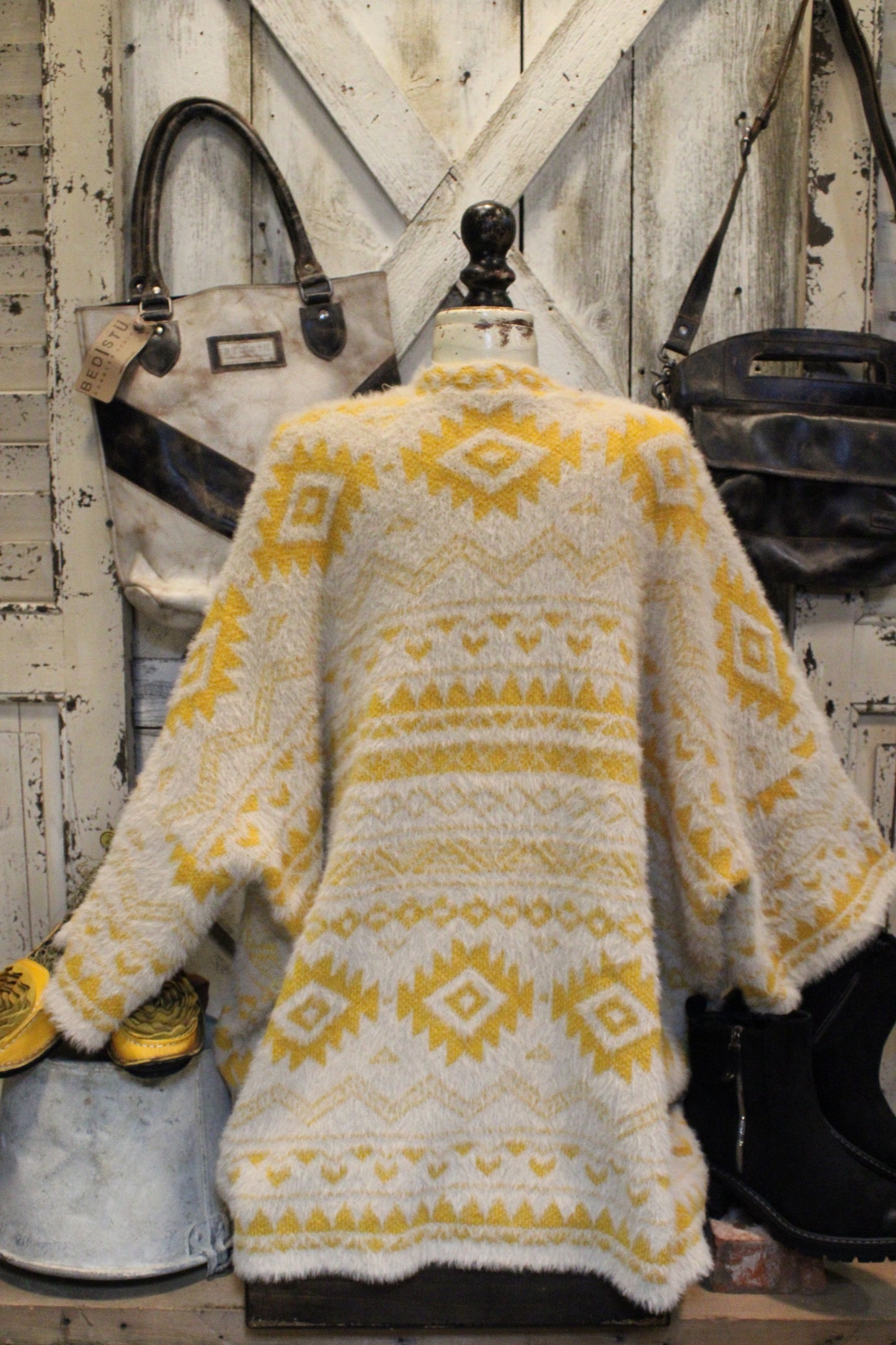 Desert Gold Aztec Cardigan