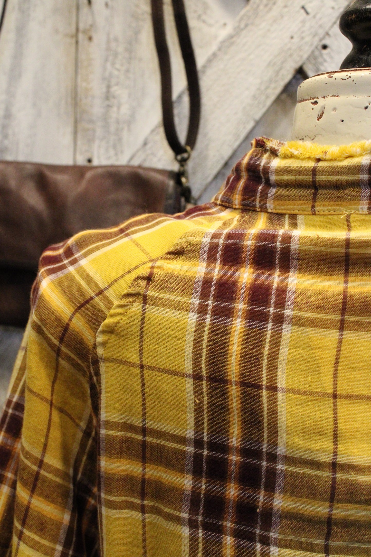 Sunshine Plaid Button Up