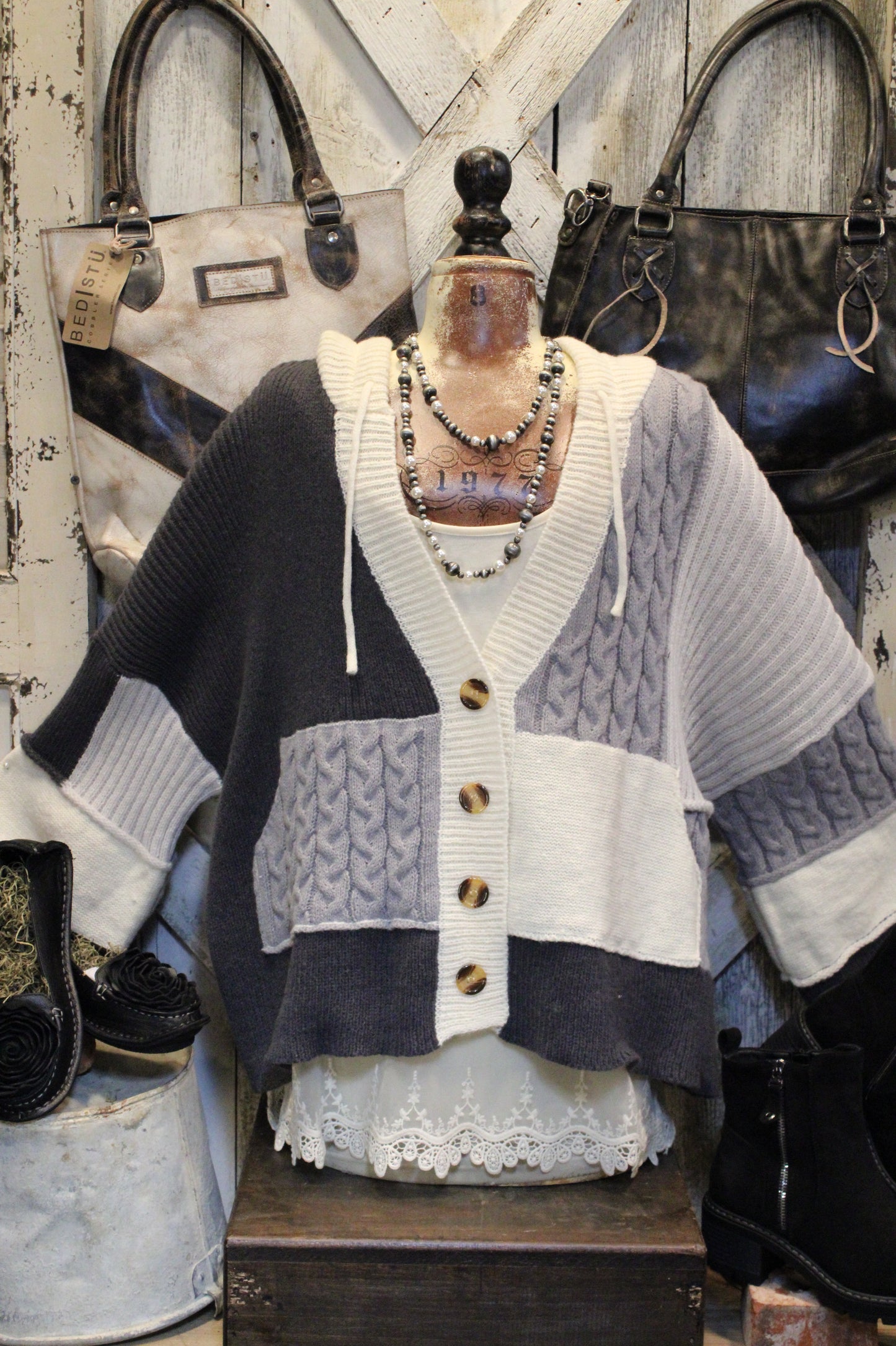 Mountain Mist Hooded Cardigan