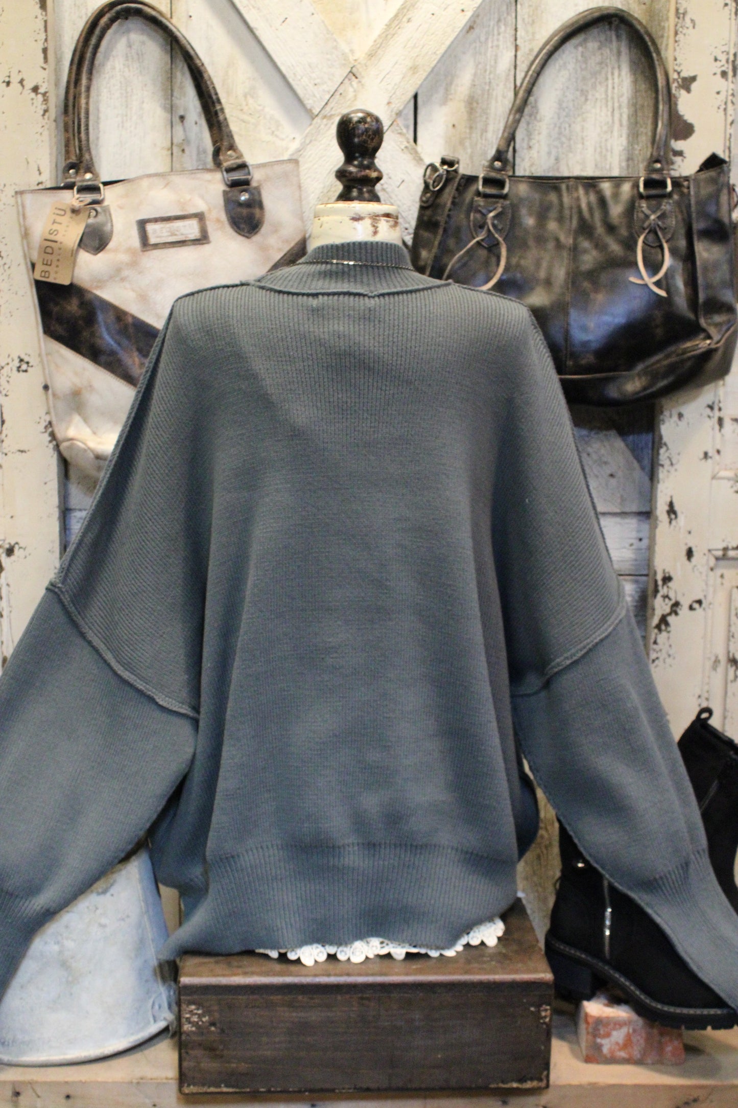 Pop Of Ash Jade Sweater