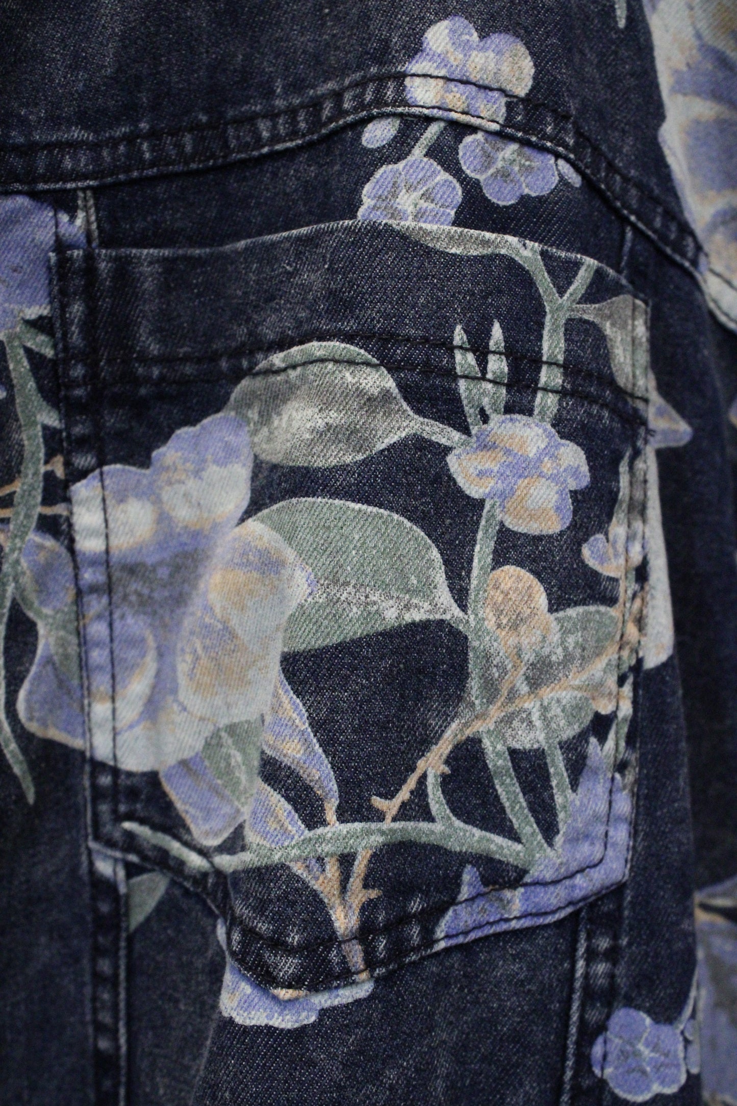 Blossom Blooms Denim Shacket