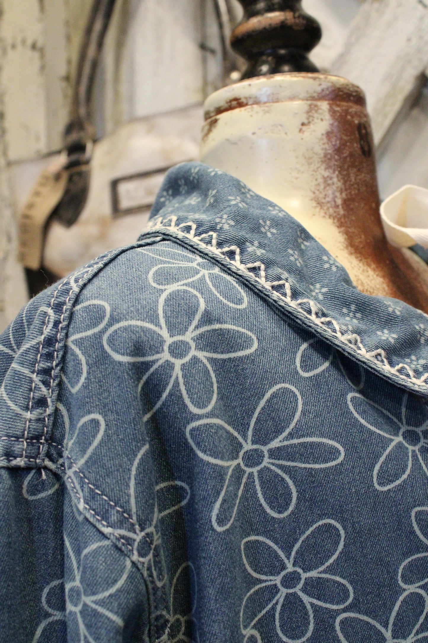 Bloom Stitch Denim Jacket