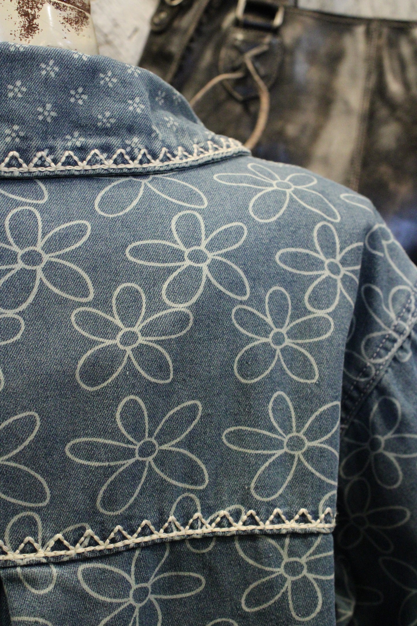 Bloom Stitch Denim Jacket