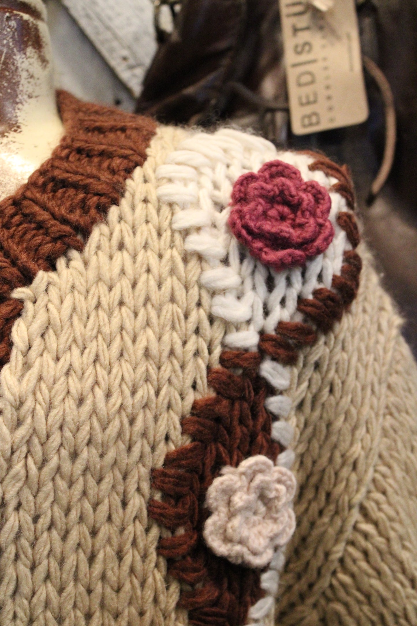 Maple Rose Knit Cardigan