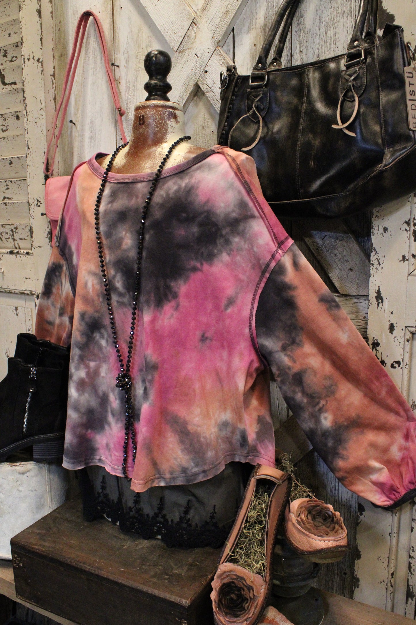 Morning Mauve Tie Dye Top