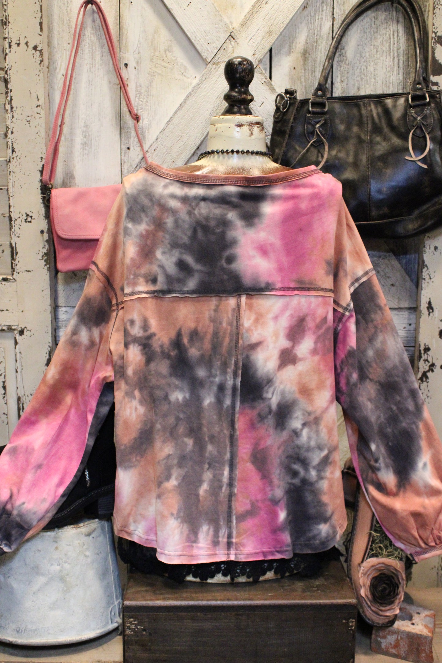Morning Mauve Tie Dye Top