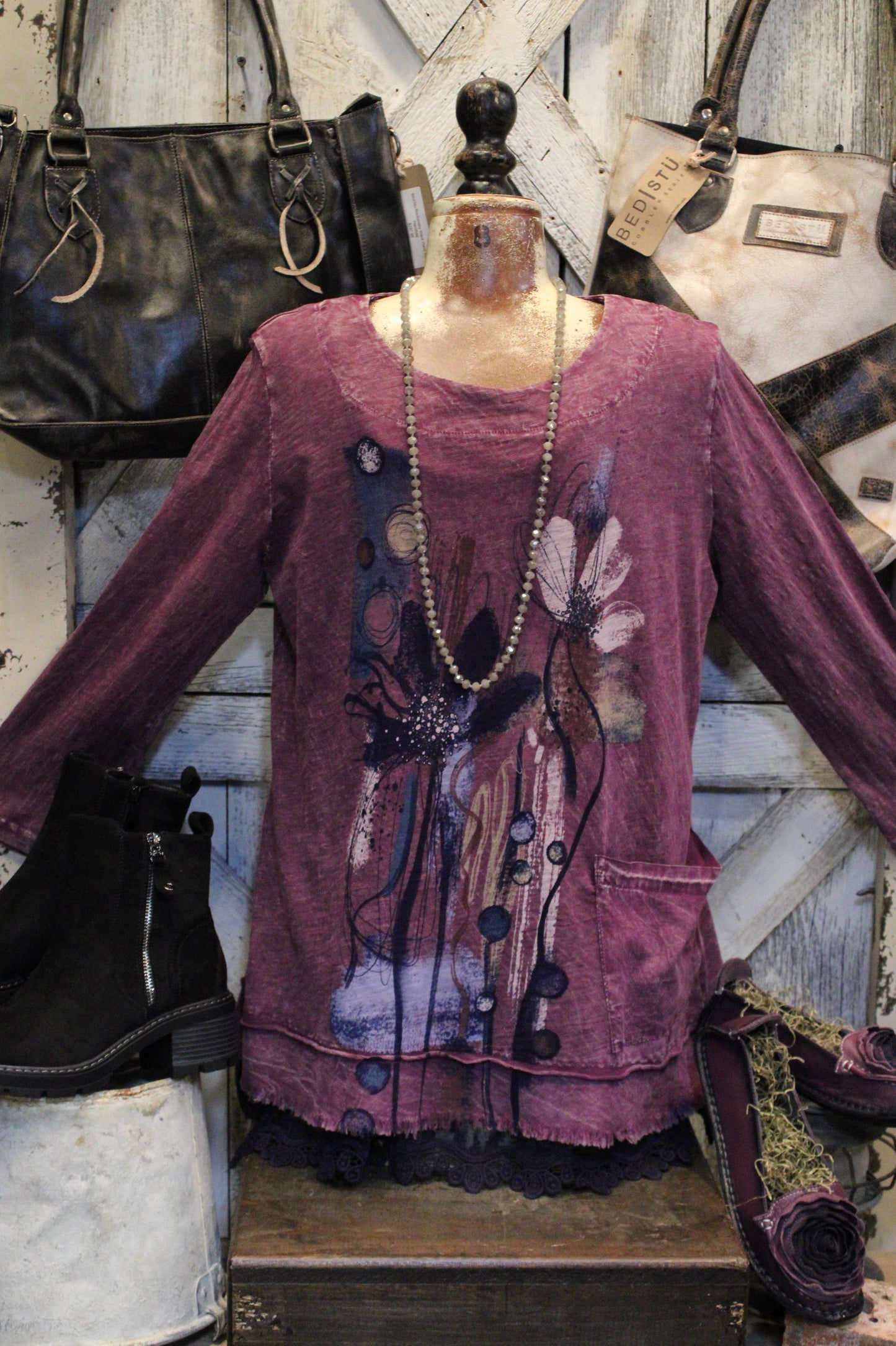 Fun in Plum Tunic