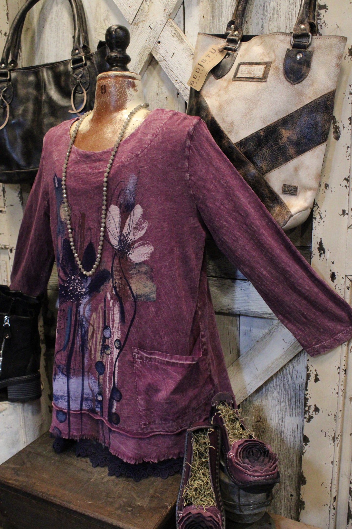 Fun in Plum Tunic