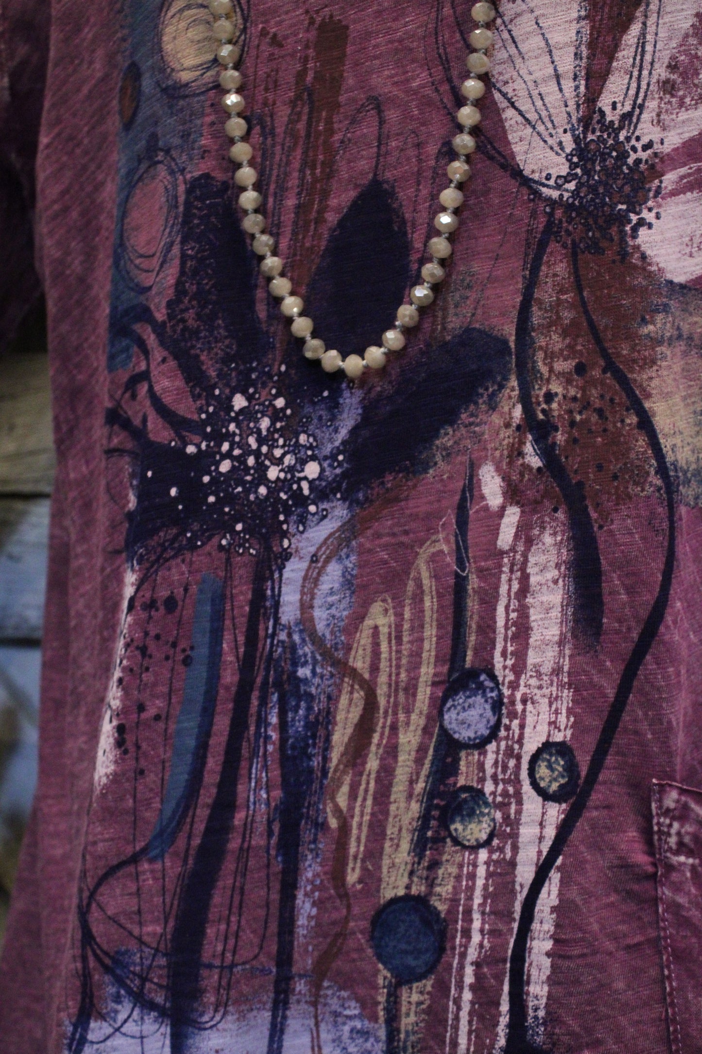 Fun in Plum Tunic