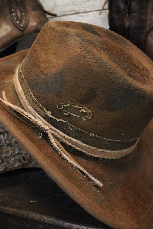 Whiskey Feather Cowgirl Fedora