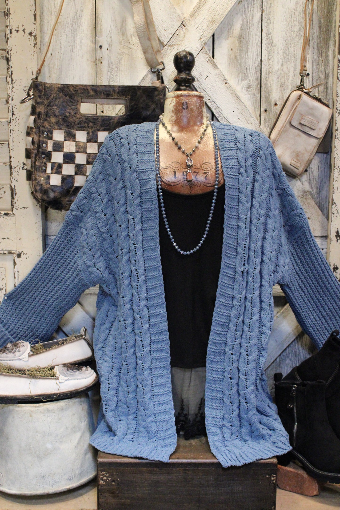 Dusty Blue Dreams Cardigan