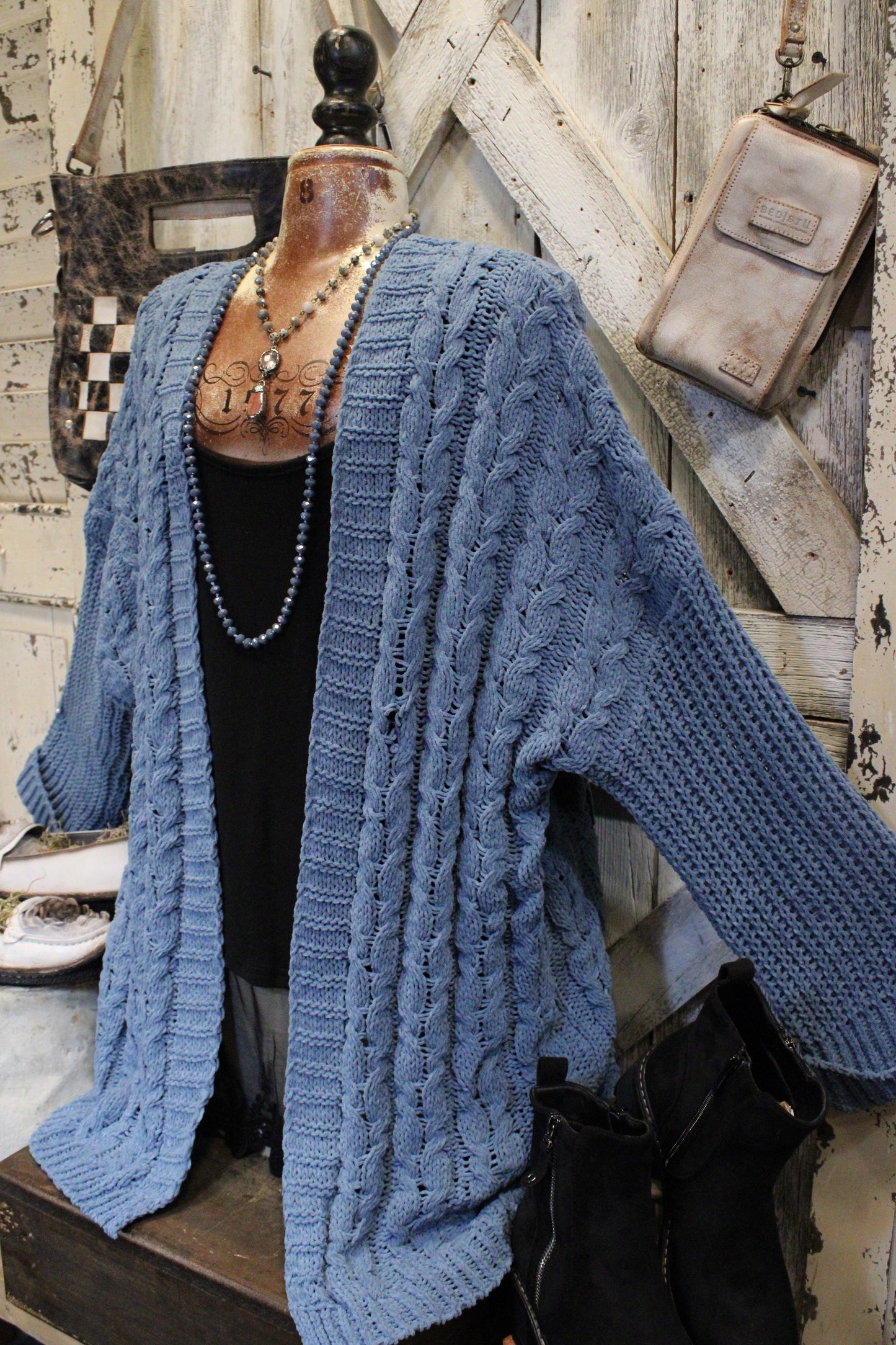 Dusty Blue Dreams Cardigan