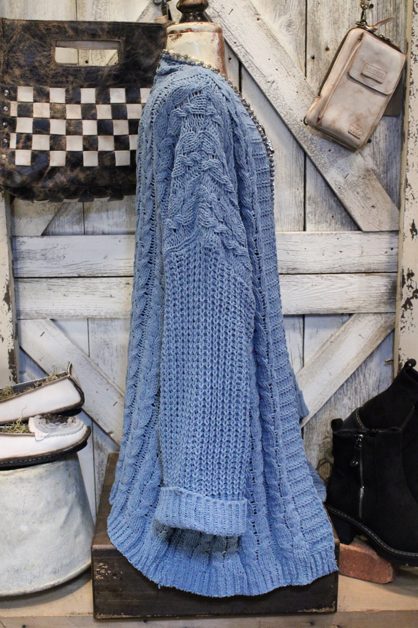 Dusty Blue Dreams Cardigan