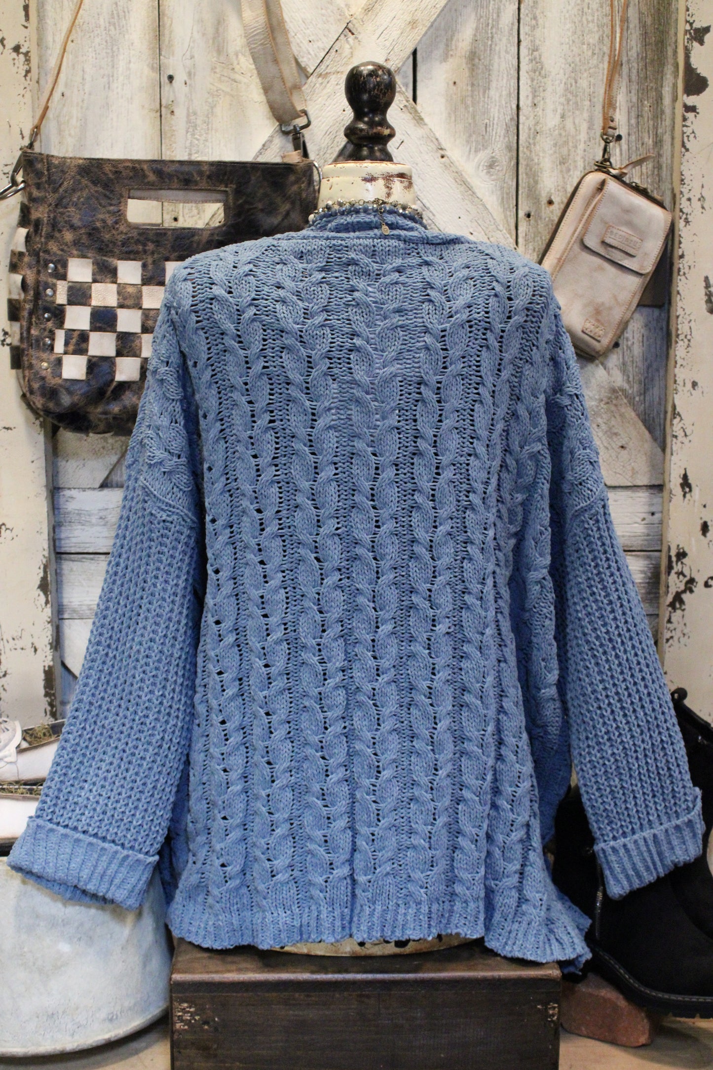 Dusty Blue Dreams Cardigan