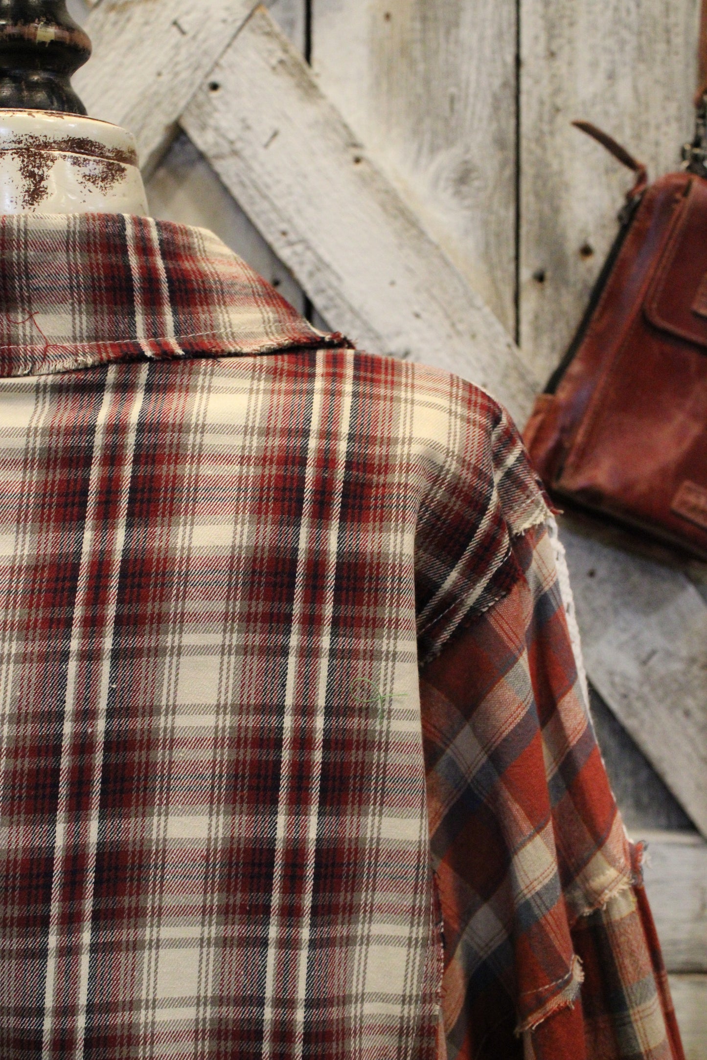 Charming Country Lace Plaid