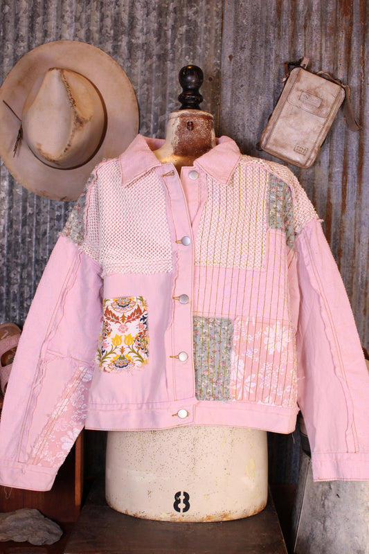 Pastel Prairie Denim Jacket